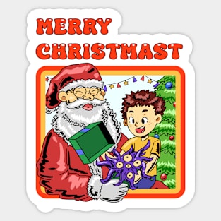 Santa Gift Sticker